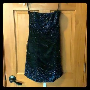 Glittery black dress in great condition